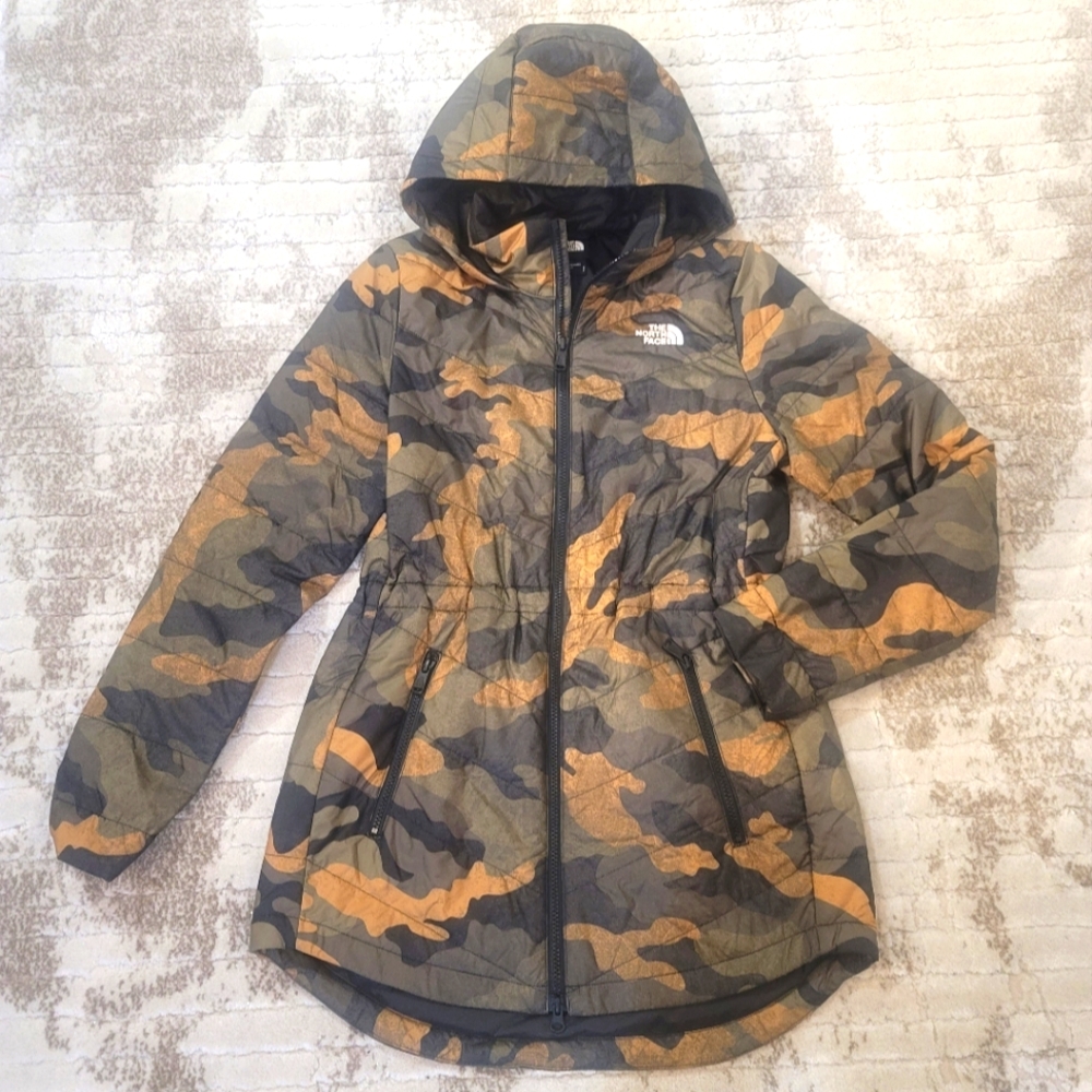 North Face Camo Puffer Jacket